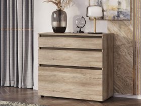 Комод КМ-01 Энигма (венге/дуб каньон) в Мирном - mirnyj.mebel-nsk.ru | фото