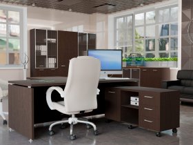 Комплект офисной мебели Президент-ПРО в Мирном - mirnyj.mebel-nsk.ru | фото