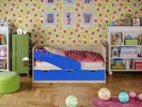 Кровать детская Бабочки 2,0 м в Мирном - mirnyj.mebel-nsk.ru | фото