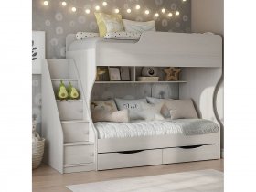 Кровать двухъярусная Каприз-22 КПР.22 в Мирном - mirnyj.mebel-nsk.ru | фото