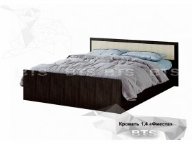 Кровать двуспальная 1,4м LIGHT Фиеста (BTS) в Мирном - mirnyj.mebel-nsk.ru | фото