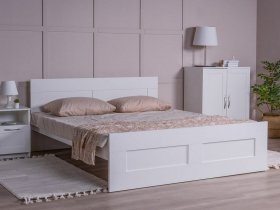 Кровать двуспальная 1,6м Сириус в Мирном - mirnyj.mebel-nsk.ru | фото