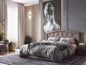 Кровать двуспальная 1,8м Верона-2 в Мирном - mirnyj.mebel-nsk.ru | фото