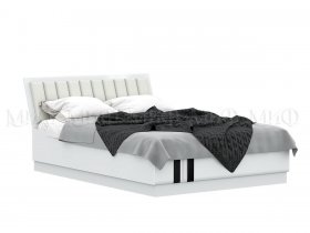 Кровать двуспальная с подъем.мех. 1,6м Магнолия в Мирном - mirnyj.mebel-nsk.ru | фото