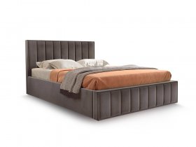 Кровать мягкая 1,6 Вена стандарт, вар.3 в Мирном - mirnyj.mebel-nsk.ru | фото