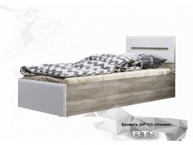 Кровать односпальная Наоми КР-12 в Мирном - mirnyj.mebel-nsk.ru | фото