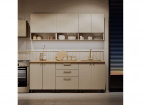 Кухонный гарнитур Орма 2,0м в Мирном - mirnyj.mebel-nsk.ru | фото