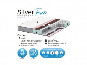 Матрас Silver Five в Мирном - mirnyj.mebel-nsk.ru | фото