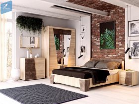 Модульная спальня Санремо в Мирном - mirnyj.mebel-nsk.ru | фото