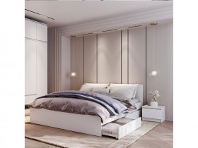 Модульная спальня Симпл в Мирном - mirnyj.mebel-nsk.ru | фото