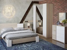 Модульная спальня «Валери» в Мирном - mirnyj.mebel-nsk.ru | фото