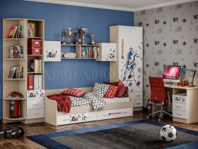 Модульная спальня Вега NEW Boy в Мирном - mirnyj.mebel-nsk.ru | фото