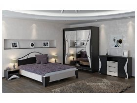 Модульная спальня Верона (Линаура) в Мирном - mirnyj.mebel-nsk.ru | фото