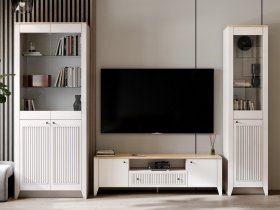 Модульная стенка Валенсия в Мирном - mirnyj.mebel-nsk.ru | фото