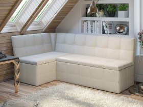 Скамья угловая со спальным местом «Домино» (кашемир) в Мирном - mirnyj.mebel-nsk.ru | фото