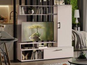 Стенка «Сиена» (кашемир) в Мирном - mirnyj.mebel-nsk.ru | фото