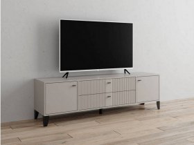 Тумба под ТВ Парус-10 (кашемир/сантьяго софт) в Мирном - mirnyj.mebel-nsk.ru | фото